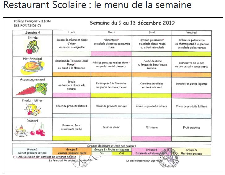 restaurant scolaire