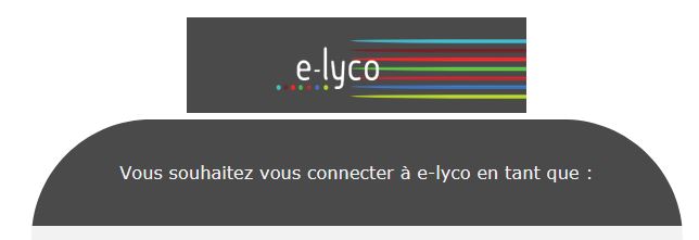 Connexion à e-lyco pour les responsables