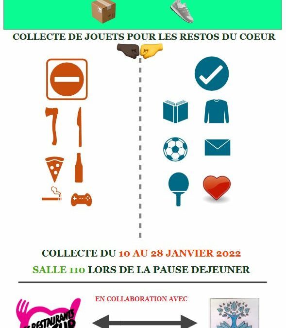 PROJET SOLIDAIRE : collecte de boîtes à chaussures solidaires